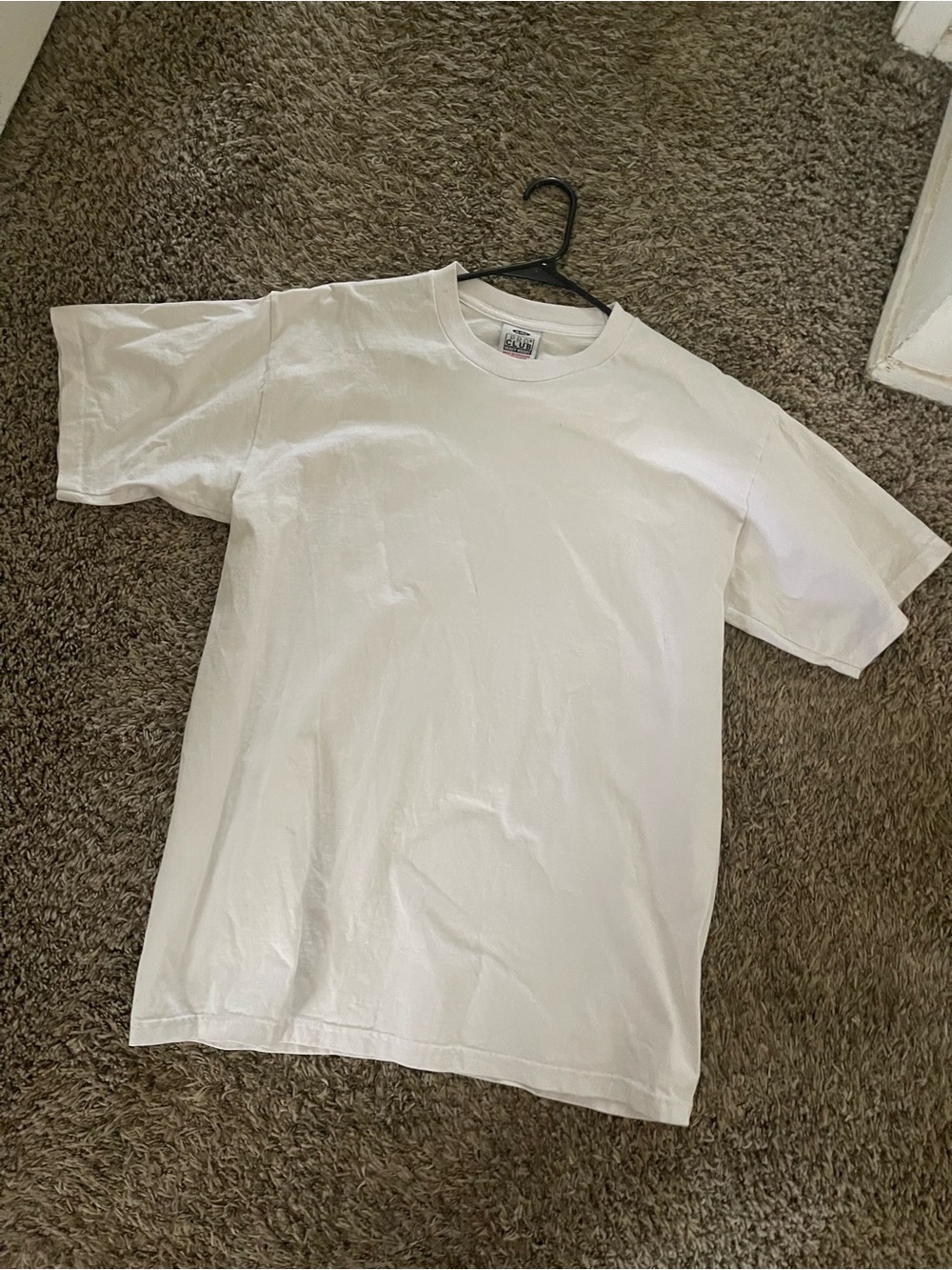 Pro Club White Short-Sleeve Crewneck Tee
